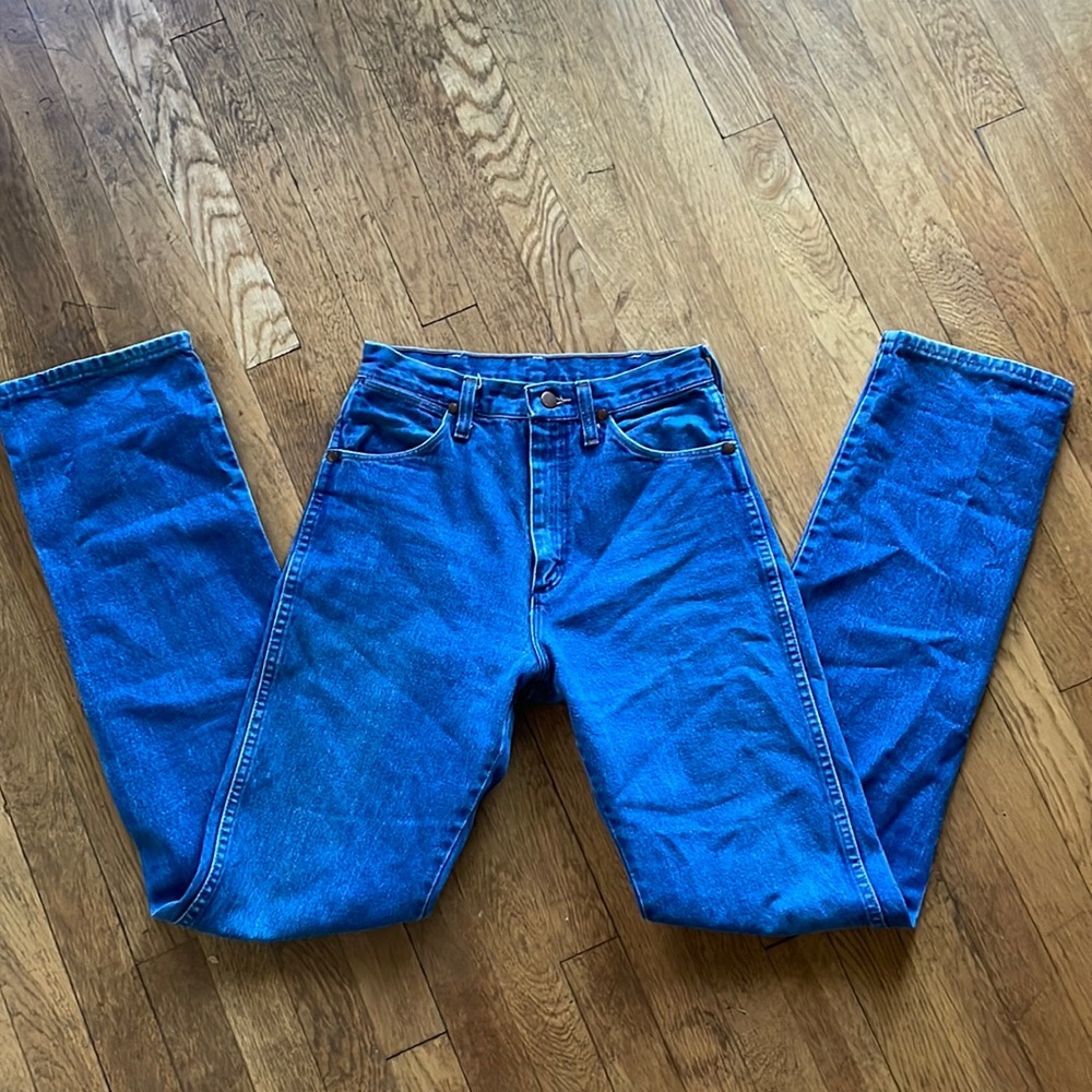 Wrangler high waist straight leg jeans
